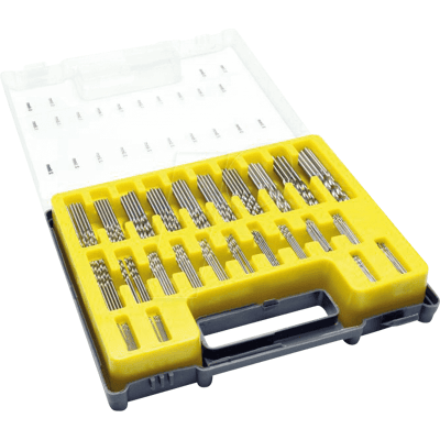 PICHLER C8306 - Juego de micro taladro, 150 piezas, caja de plástico PICHLER C8306 - Juego de micro taladro, 150 piezas, caja de plástico