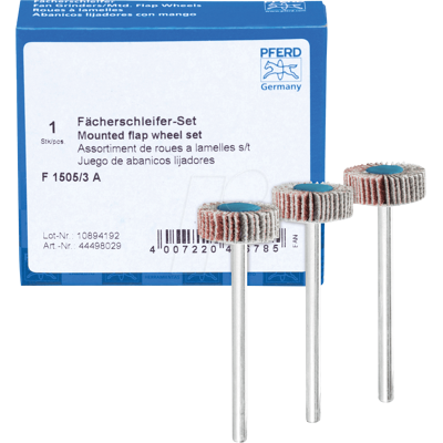PFERD TOOLS PFERD 44498029 - HERRAMIENTAS DE MOLIENDA DE BANDEJAS SET F 1505/3 A. PFERD TOOLS PFERD 44498029 - HERRAMIENTAS DE MOLIENDA DE BANDEJAS SET F 1505/3 A.