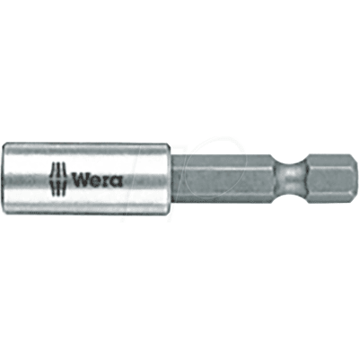 WERA 05134480001 - Soporte de broca, 6,3 mm, manga de acero inoxidable WERA 05134480001 - Soporte de broca, 6,3 mm, manga de acero inoxidable