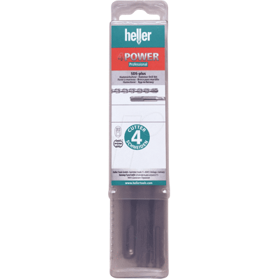HELLER BOHR 4P SET 1 - Juego de brocas para martillo, SDS-Plus, 4Power, 6 mm, 11 piezas HELLER BOHR 4P SET 1 - Juego de brocas para martillo, SDS-Plus, 4Power, 6 mm, 11 piezas