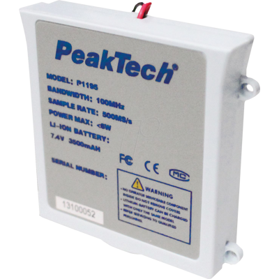 PEAKTECH AKKU 5 - Batería Li-Po, 7,4 V, 3500 mAh, para PEAKTECH 1195/1205/1 PEAKTECH AKKU 5 - Batería Li-Po, 7,4 V, 3500 mAh, para PEAKTECH 1195/1205/1