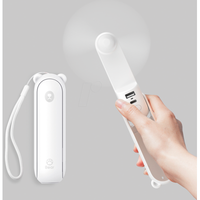 JSL F8-WHITE - JISULIFE F8 Mini ventilador de mano 3-en-1 blanco JSL F8-WHITE - JISULIFE F8 Mini ventilador de mano 3-en-1 blanco