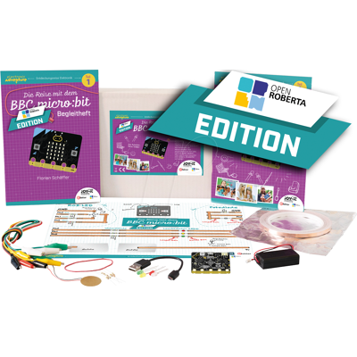 JOY-IT BBC EDU EA-ORE - MicroBit V2 - Kit de aventura electrónica, OpenRoberta JOY-IT BBC EDU EA-ORE - MicroBit V2 - Kit de aventura electrónica, OpenRoberta