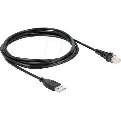 DELOCK 90598 - Lector de códigos de barras, cable, USB, recto, 1,5 m DELOCK 90598 - Lector de códigos de barras, cable, USB, recto, 1,5 m
