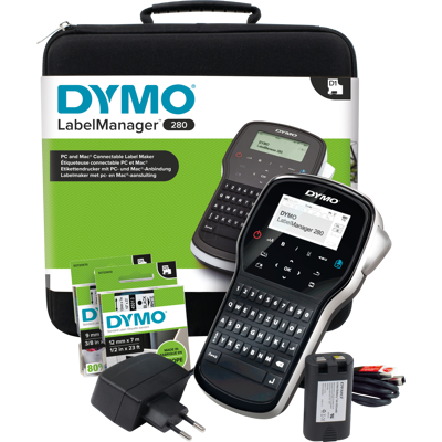 DYMO LM 280K - DYMO dispositivo de rotulación / portátil en malet DYMO LM 280K - DYMO dispositivo de rotulación / portátil en malet
