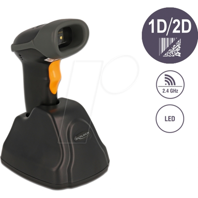 DELOCK 90518 - Escáner de códigos de barras, 2D, 2,4 GHz DELOCK 90518 - Escáner de códigos de barras, 2D, 2,4 GHz