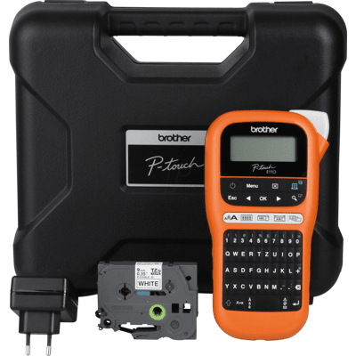 BROTHER P-TOUCH E110VP - Dispositivo de etiquetado para el comercio eléctrico, con teclad BROTHER P-TOUCH E110VP - Dispositivo de etiquetado para el comercio eléctrico, con teclad
