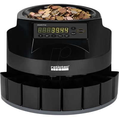 RATIOTEC CS50 - Máquina de conteo de dinero, clasificador de monedas RATIOTEC CS50 - Máquina de conteo de dinero, clasificador de monedas