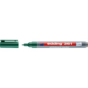 EDDING 361GN - Marcador para pizarra blanca, 1,0 mm, verde EDDING 361GN - Marcador para pizarra blanca, 1,0 mm, verde
