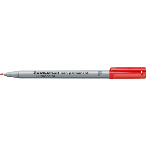 STAEDTLER 316RT - Pasador no permanente F, 0,6 mm, rojo STAEDTLER 316RT - Pasador no permanente F, 0,6 mm, rojo