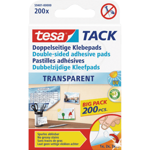 TESA 59401 - TESA® TACHUELAS adhesivas de doble cara, 200 piezas TESA 59401 - TESA® TACHUELAS adhesivas de doble cara, 200 piezas