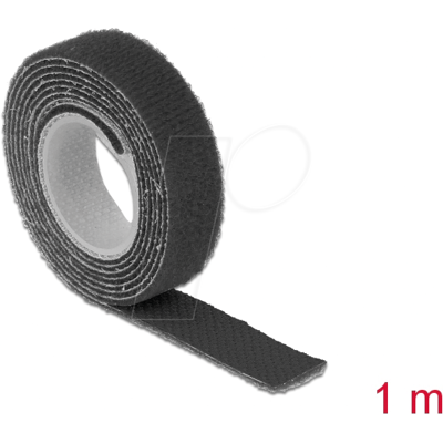 DELOCK 18709 - Cinta de velcro en rollo LA 1 m x AN 13 mm negra DELOCK 18709 - Cinta de velcro en rollo LA 1 m x AN 13 mm negra
