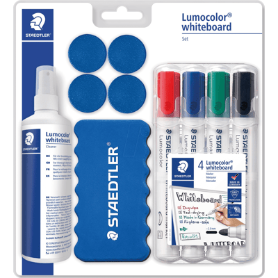 STAEDTLER 613S - Juego de pizarra blanca Lumocolor STAEDTLER 613S - Juego de pizarra blanca Lumocolor