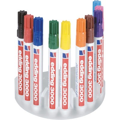 EDDING 3000SET - Marcador permanente, 10 uds. clasificado por colores EDDING 3000SET - Marcador permanente, 10 uds. clasificado por colores