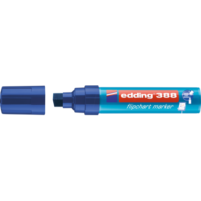 EDDING 388BL - Rotulador para rotafolios, 4,0 - 12,0 mm, azul EDDING 388BL - Rotulador para rotafolios, 4,0 - 12,0 mm, azul