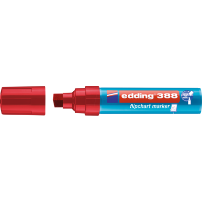 EDDING 388RT - Rotulador para rotafolios, 4,0 - 12,0 mm, rojo EDDING 388RT - Rotulador para rotafolios, 4,0 - 12,0 mm, rojo