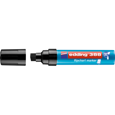 EDDING 388SW - Rotulador para rotafolio, 4,0 - 12,0 mm, negro EDDING 388SW - Rotulador para rotafolio, 4,0 - 12,0 mm, negro