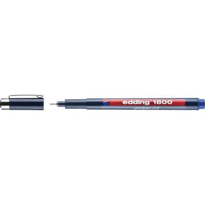 EDDING 1800-03BL - Rotulador de precisión, 0,35 mm, azul EDDING 1800-03BL - Rotulador de precisión, 0,35 mm, azul