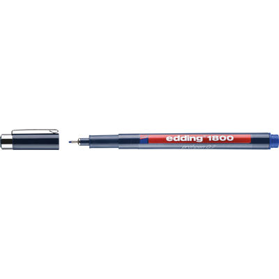 EDDING 1800-07BL - Rotulador de precisión, 0,70 mm, azul EDDING 1800-07BL - Rotulador de precisión, 0,70 mm, azul