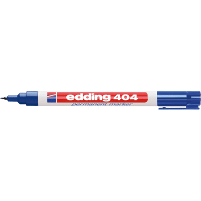 EDDING 404BL - Marcador permanente, 0,75 mm, azul EDDING 404BL - Marcador permanente, 0,75 mm, azul