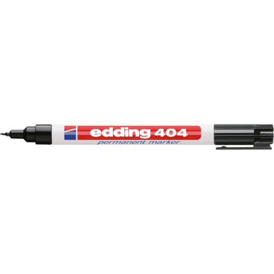 EDDING 404SW - Marcador permanente, 0,75 mm, negro EDDING 404SW - Marcador permanente, 0,75 mm, negro