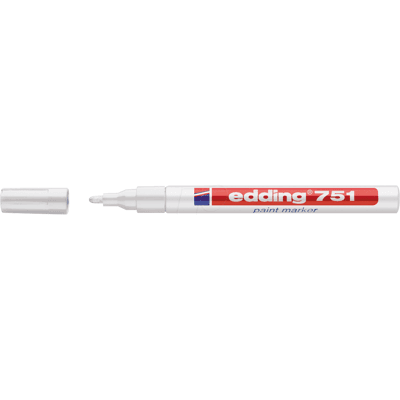 EDDING 751WS - Marcador de pintura, 1,0 - 2,0 mm, blanco EDDING 751WS - Marcador de pintura, 1,0 - 2,0 mm, blanco