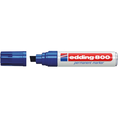 EDDING 800BL - Marcador permanente, 4,00 - 12,00 mm, azul EDDING 800BL - Marcador permanente, 4,00 - 12,00 mm, azul