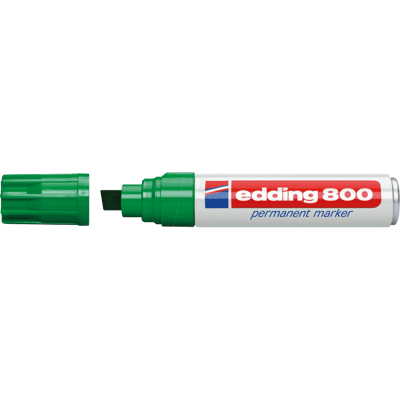 EDDING 800GN - Marcador permanente, 4,00 - 12,00 mm, verde EDDING 800GN - Marcador permanente, 4,00 - 12,00 mm, verde