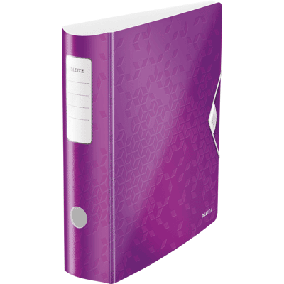 LEITZ 11060062 - Carpeta de calidad 180°, WOW activo, 80 mm, lila LEITZ 11060062 - Carpeta de calidad 180°, WOW activo, 80 mm, lila