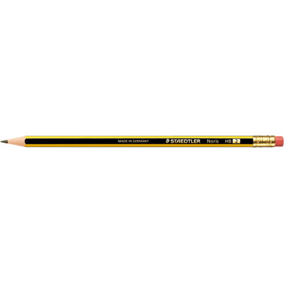 STAEDTLER 122-HB - Lápiz, dureza HB, 2 mm, con punta de borrador STAEDTLER 122-HB - Lápiz, dureza HB, 2 mm, con punta de borrador