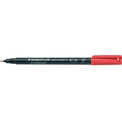 STAEDTLER 318RT - Perno universal permanente F, 0,6 mm, rojo STAEDTLER 318RT - Perno universal permanente F, 0,6 mm, rojo
