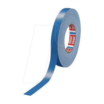 TESA 04651BL-50 - Cinta de tela tesaband® Premium, tejido abierto, 50 mm, azul TESA 04651BL-50 - Cinta de tela tesaband® Premium, tejido abierto, 50 mm, azul