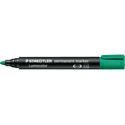 STAEDTLER 352GN - Marcador permanente, 2 mm, verde STAEDTLER 352GN - Marcador permanente, 2 mm, verde