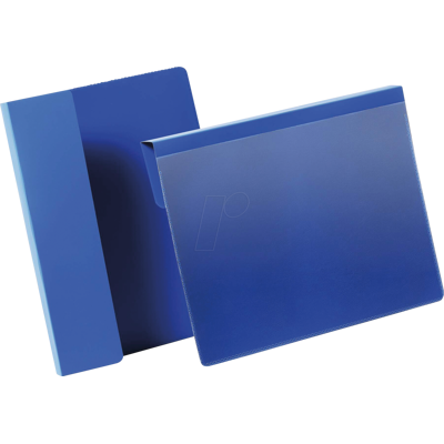 DURABLE 172207 - Bolsa de identificación con pliegue, transversal A5, azul DURABLE 172207 - Bolsa de identificación con pliegue, transversal A5, azul