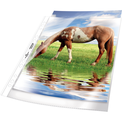 DURABLE 267719 - Fundas de folletos, a4, transparente, Premium, 50 unidades DURABLE 267719 - Fundas de folletos, a4, transparente, Premium, 50 unidades