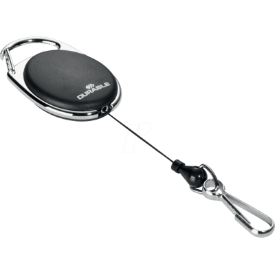 DURABLE 832701 - Jojo STYLE, con gancho de resorte, negro DURABLE 832701 - Jojo STYLE, con gancho de resorte, negro