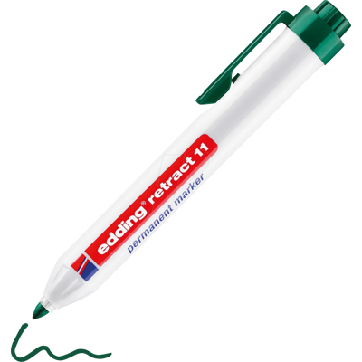 EDDING RET11GN - Marcador permanente, 1,50 - 3,00 mm, verde EDDING RET11GN - Marcador permanente, 1,50 - 3,00 mm, verde