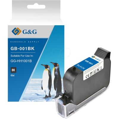 G&G GB-001BK Cartucho de impresora - Tinta permanente G&G GB-001BK Cartucho de impresora - Tinta permanente