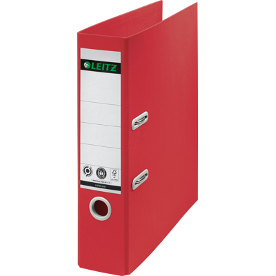 LEITZ 10180025 - Carpeta de calidad 180°, reciclaje, rojo, 80 mm LEITZ 10180025 - Carpeta de calidad 180°, reciclaje, rojo, 80 mm