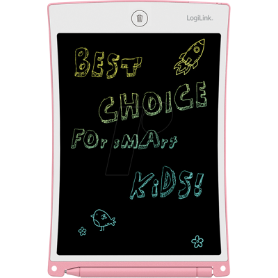 Tableta infantil LogiLink AA0180 - LCD 8,5'' - Rosa Tableta infantil LogiLink AA0180 - LCD 8,5'' - Rosa