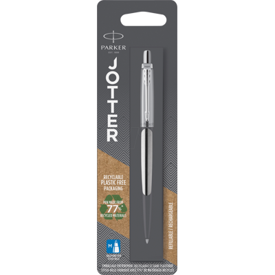 PARKER 1953205 - Bolígrafo, azul, M, acero inoxidable Jotter PARKER 1953205 - Bolígrafo, azul, M, acero inoxidable Jotter