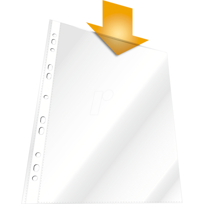 DURABLE 266819 - Fundas de folletos, a4, transparente, 100 unidades DURABLE 266819 - Fundas de folletos, a4, transparente, 100 unidades