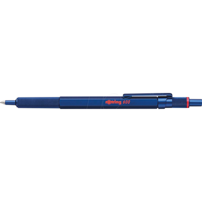 ROTRING 2114262 - Bolígrafo, azul metálico, M, ROTRING 600 ROTRING 2114262 - Bolígrafo, azul metálico, M, ROTRING 600