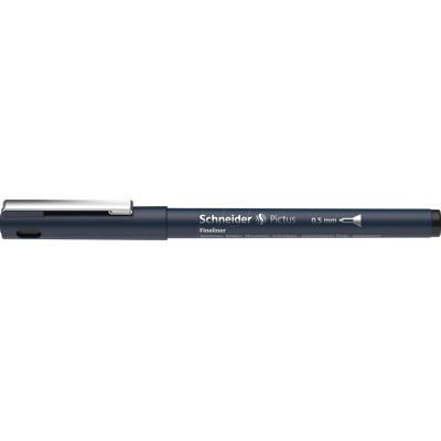 SCHNEIDER 197501 - Fineliner, 0,5 mm, negro SCHNEIDER 197501 - Fineliner, 0,5 mm, negro