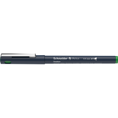 SCHNEIDER 197504 - Fineliner, 0,5 mm, verde SCHNEIDER 197504 - Fineliner, 0,5 mm, verde