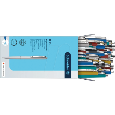 SCHNEIDER 3080 - Bolígrafo - Mina azul - Caja de 50, clasificado por color SCHNEIDER 3080 - Bolígrafo - Mina azul - Caja de 50, clasificado por color