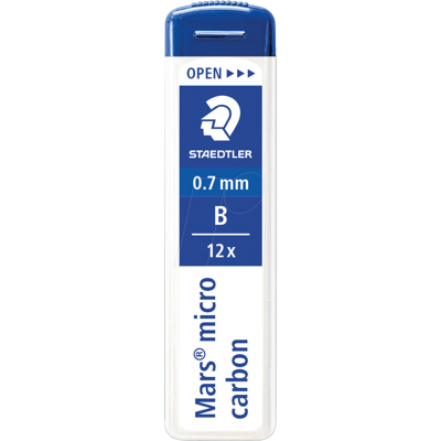STAEDTLER 2507B - Cables finos, 0,7mm, W, 12 piezas STAEDTLER 2507B - Cables finos, 0,7mm, W, 12 piezas