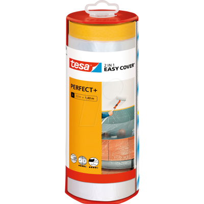 TESA 56571 - TESA Cubierta fácil Perfect+ 33 m x 1,40 m.. TESA 56571 - TESA Cubierta fácil Perfect+ 33 m x 1,40 m..