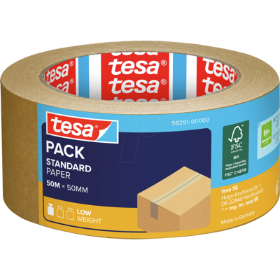 TESA 58291 - tesapack® PAPEL ESTÁNDAR, 50 m x 50 mm TESA 58291 - tesapack® PAPEL ESTÁNDAR, 50 m x 50 mm