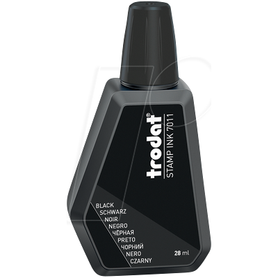 TRODAT 7011SW - Tinta de estampación, negro, 28,0 ml TRODAT 7011SW - Tinta de estampación, negro, 28,0 ml